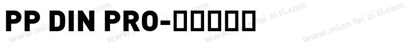 PP DIN PRO字体转换